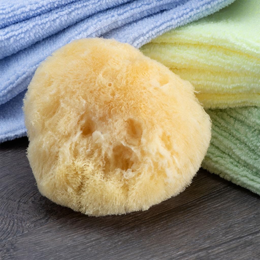 Sea Soft Silk Sponge - for Cosmetic Use, Facial Cleansing, 3-4 inches