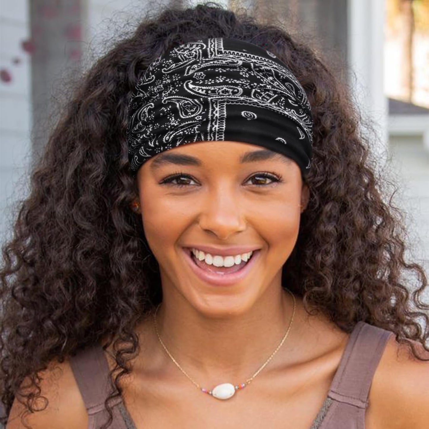 DRESHOW 4 Pack Turban Headbands for Women Wide Vintage Head Wraps Knotted Cute Hair Band Accessories