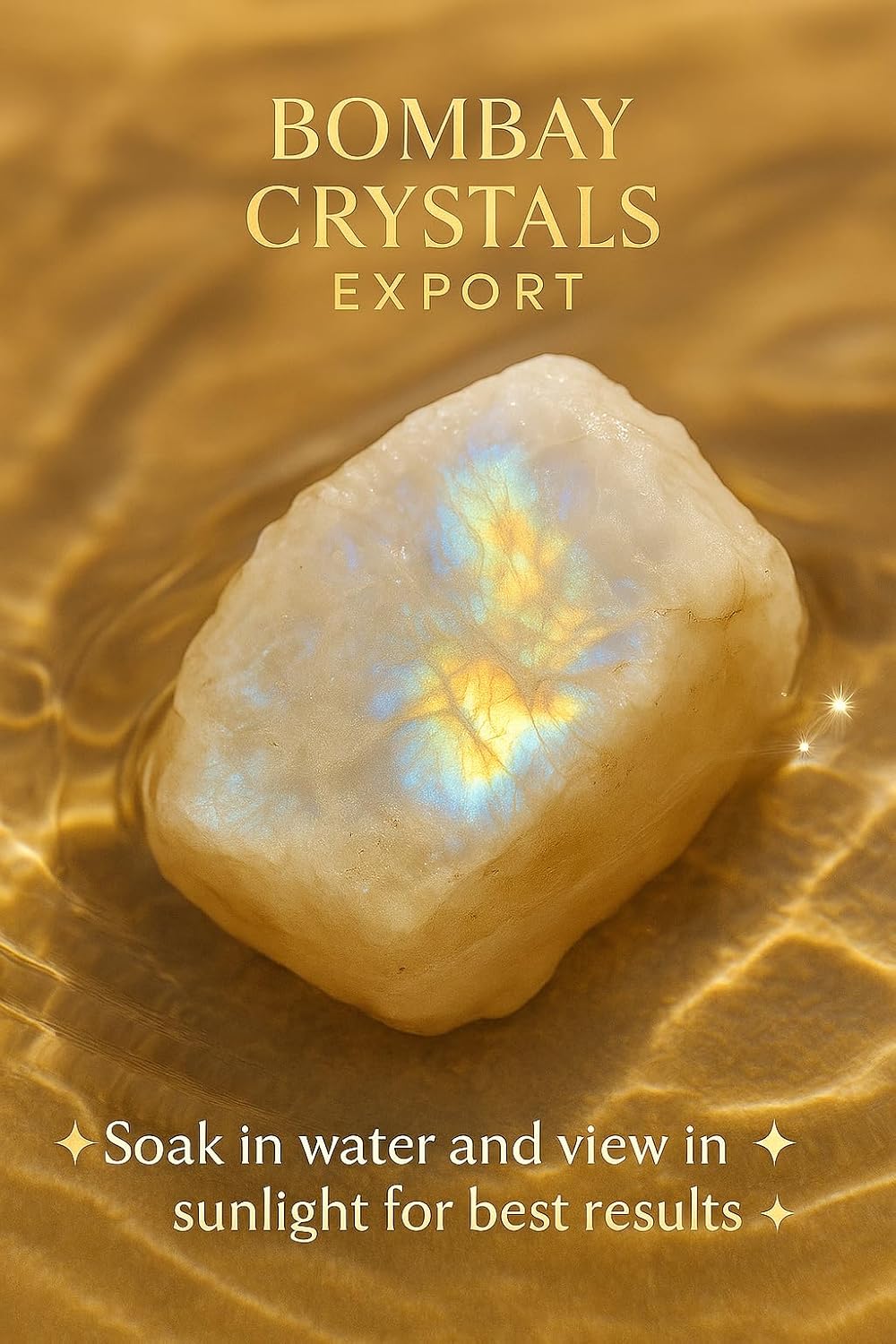 Rainbow Moonstone Raw Crystals – Large 1.25-2.0” Natural Healing Stones for Intuition, Chakra, Meditation, Reiki, Energy Work, Wire Wrapping, Tumbling & Spiritual Moon Magic Decor