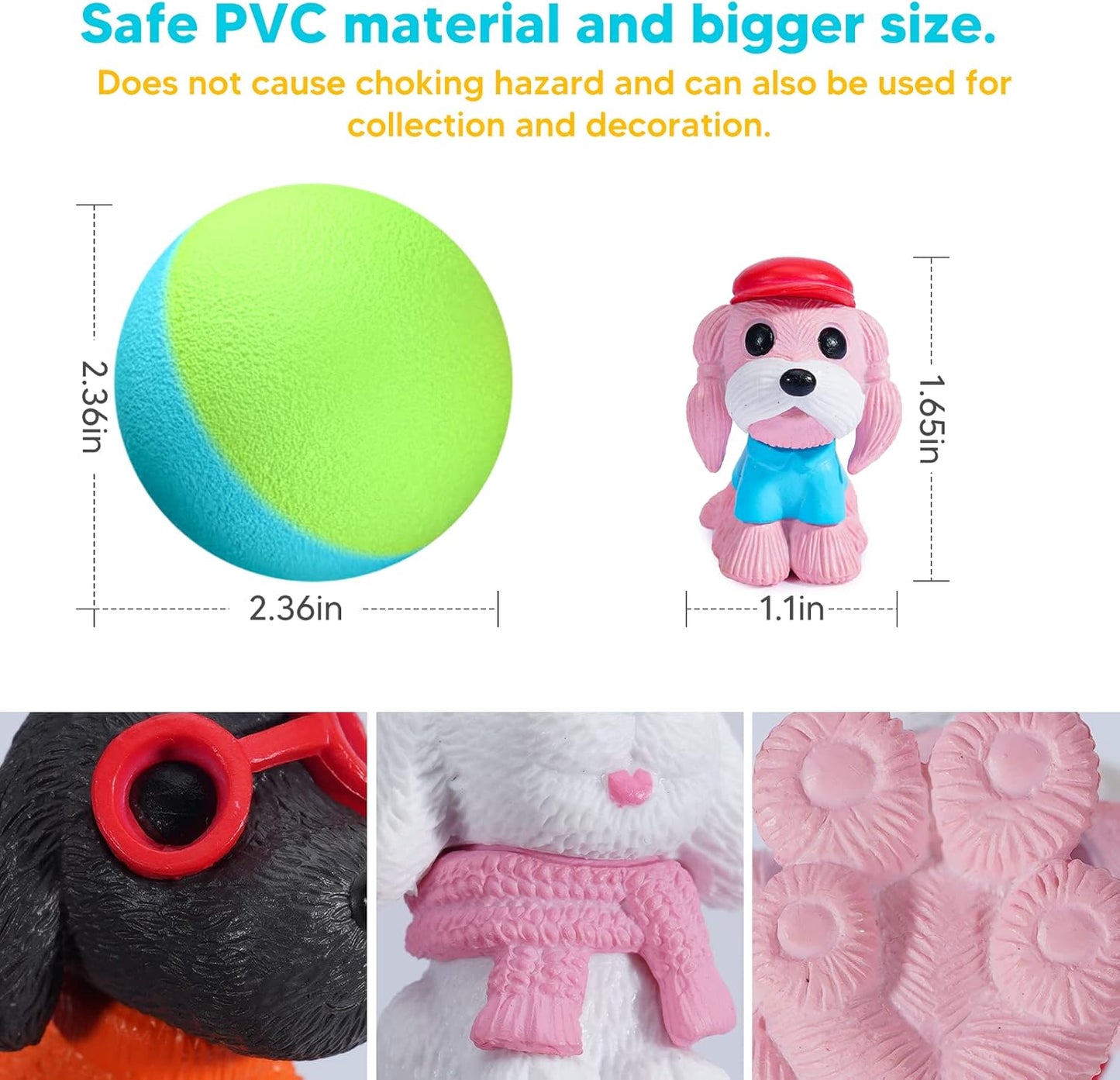 Bath Bombs for Kids with Surprise Toys Inside, 12 Pack Natural Organic Handmade Kids Bath Bombs with Animal Puppy Dog Toys, Fizzy Bubble Bath Gifts Set for Girls Boys Toddler