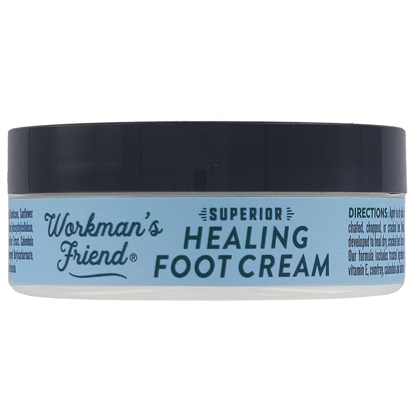 WORKMAN'S FRIEND Superior Healing Foot Cream - Intense Moisturizer - Heals Extremely Dry & Cracked Skin - 2.5 ounce