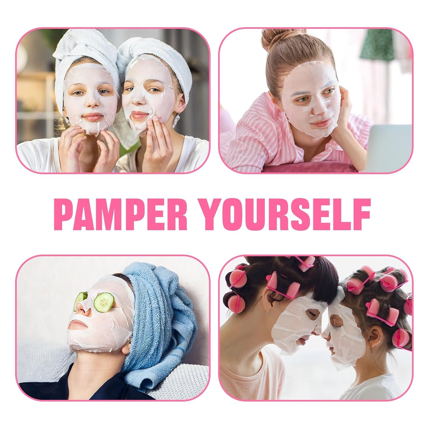 ZealSea Face Masks Skincare, Facial Masks for Women Skin Care, Sheet Masks Beauty with Natural Ingredients, Birthday Party Spa Gift for Kids Teens Girls, Hydrate and Soothe for All Skin Types 28 Pack