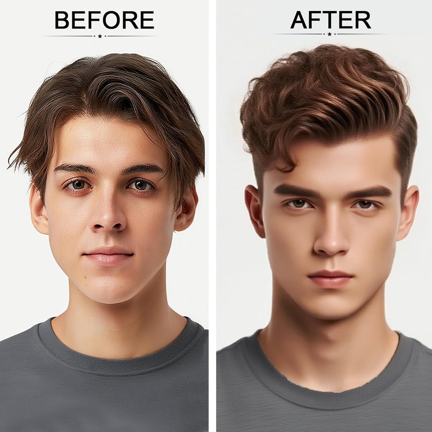 DAMUSI Hair Texture Powder Spray - Lightweight Volumizing and Texturizing Powder for Men & Women, Matte Finish Natural Look Mattifying Hair Volume Styling powder All-Day Hold