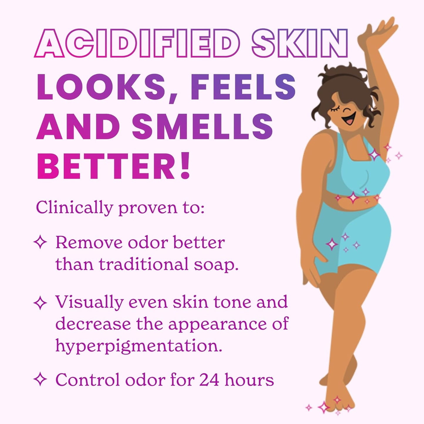 Lume Acidified Body Wash - 24 Hour Odor Control - Removes Odor Better than Soap - Moisturizing Formula - Formulated Without SLS or Parabens - OB/GYN Developed - 8.5 ounce (Peony Rose)