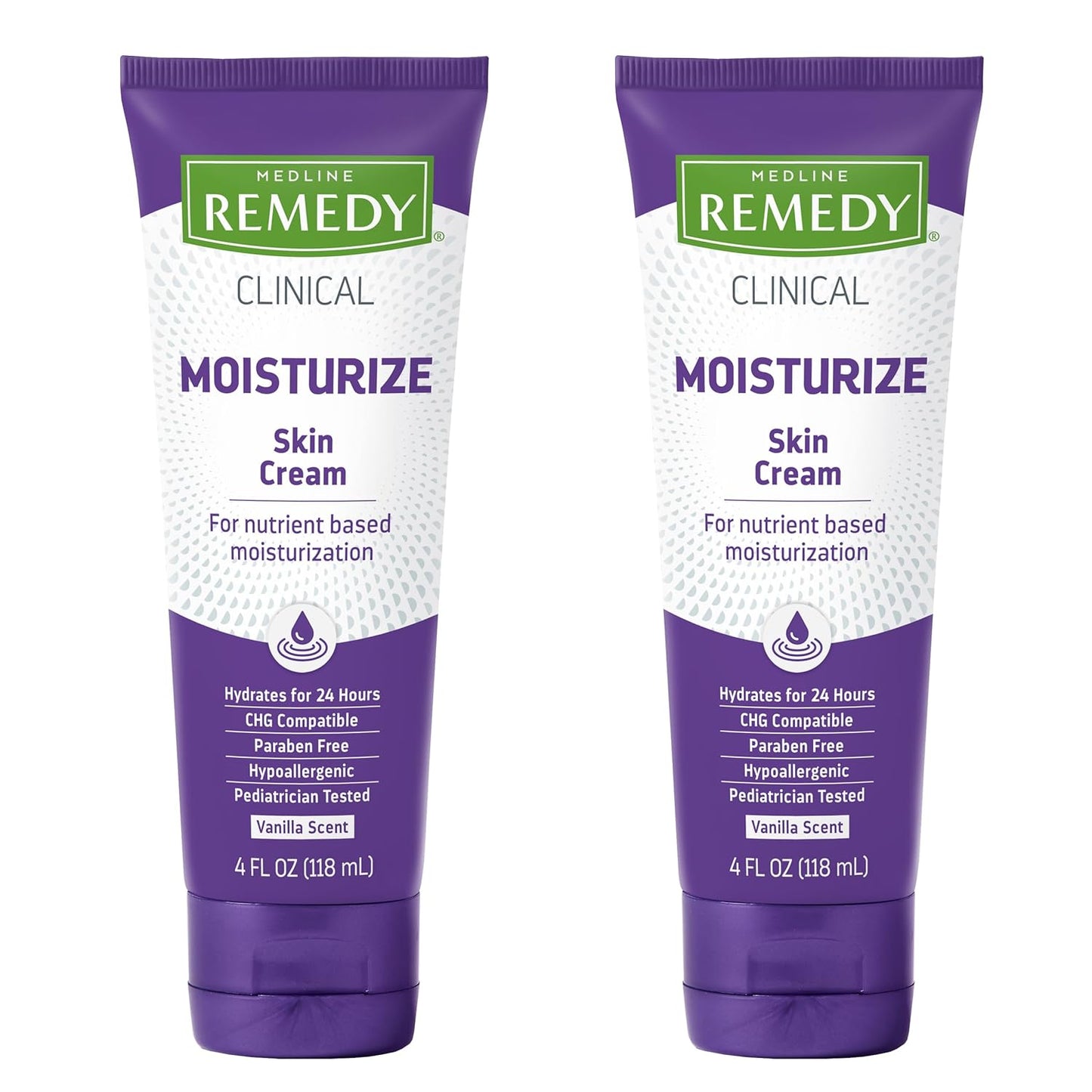 Medline Remedy Phytoplex Nourishing Skin Cream Moisturizer, 4 Fl. Oz (Pack of 2)