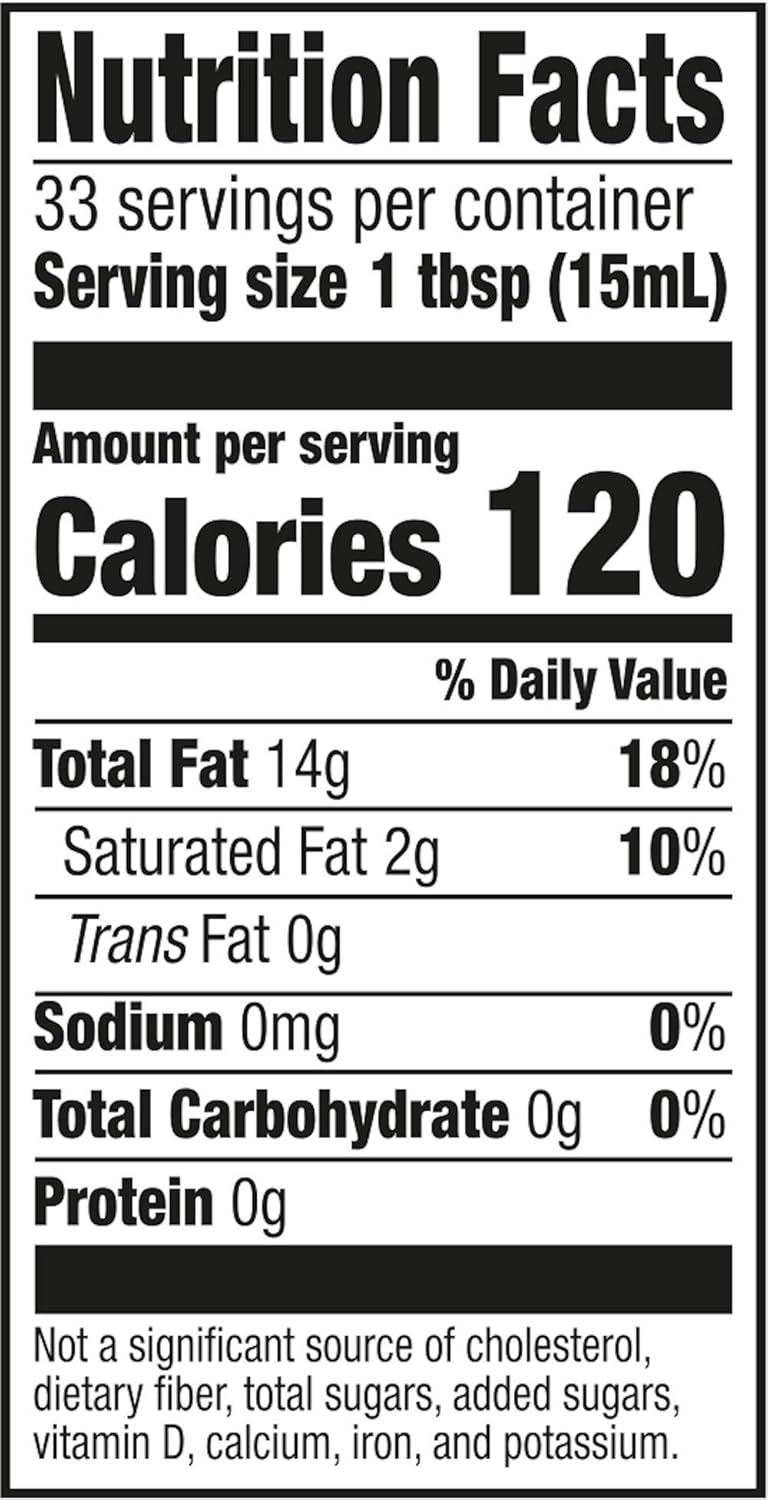 Amazon Fresh, Mediterranean Extra Virgin Olive Oil, 16.9 Fl Oz (Pack of 2)