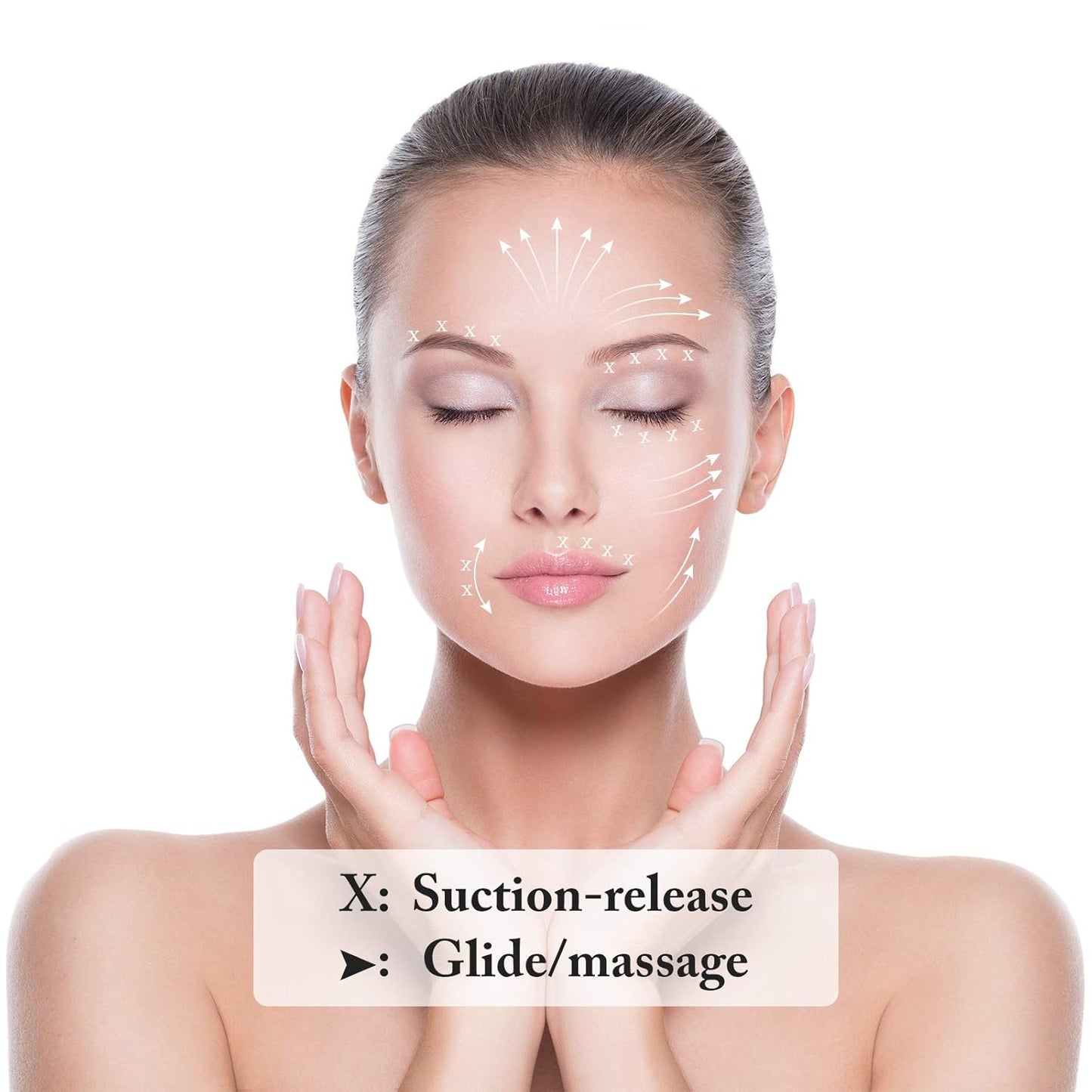 Nuanchu Facial Cupping Cup White Glass Face Cup Silicone Cupping Massage Vacuum Suction Mug for Body Face Leg Arm Back Shoulder Muscle and Joint Pain(0.65 Inch Diameter)