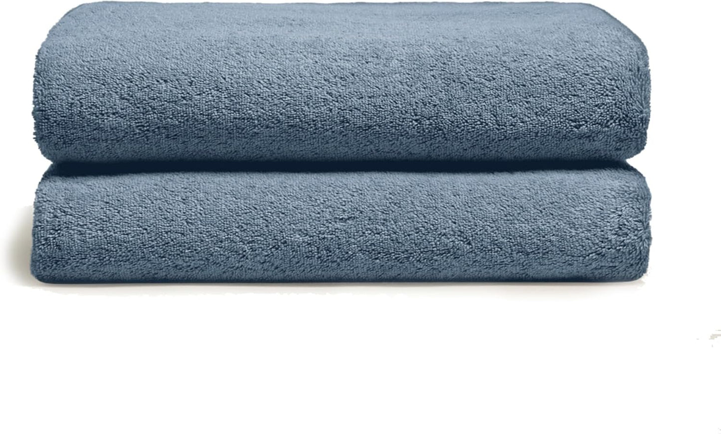 Italic Ultraplush 100% Australian Cotton Bath Sheets - Set of 2 Luxury Extra Large Heavy Duty Bath Sheets, 800GSM Plush and Absorbent for Hotels, Bath & Spa (Glacier)