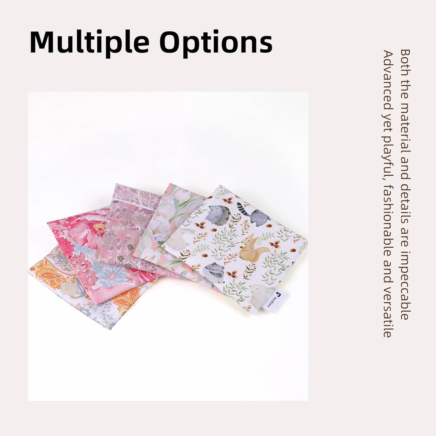 Period Bag for Teen Aged Girls, Portable Sanitary Pad Storage Bag for Teen Pads/Sanitary Napkins/Small Tampons, Feminine Menstrual Cup Pouch (Austere Red)