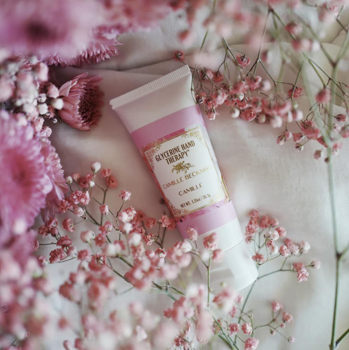 Camille Beckman Glycerine Hand Therapy Cream, Signature Camille, 1.35 Ounce