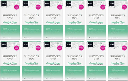 Summer's Eve Douche, Complete Clean, Vaginal Douche for Women 4.5 Ounce (Pack of 12)