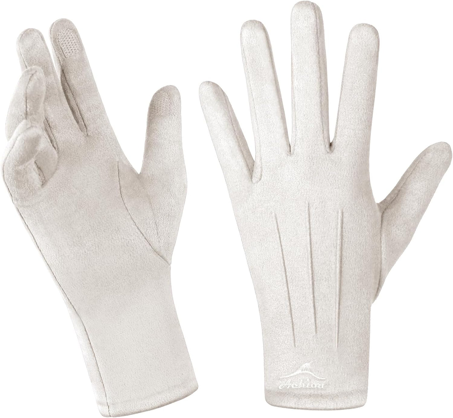 Achiou Women Winter Touchscreen Gloves Soft Comfortable Thermal Elastic Stretch Texting Glove for Traveling, Cycling, Running