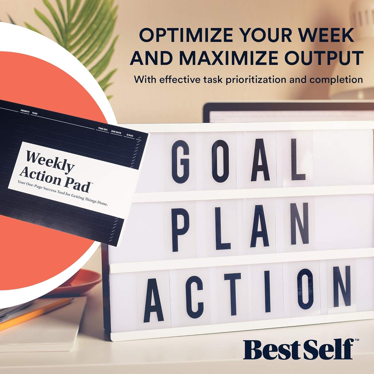 BestSelf Co. Task Planner: 1 Year of Tear-Off Sheets for Optimal Week Planning with Daily To-Do List & Planner