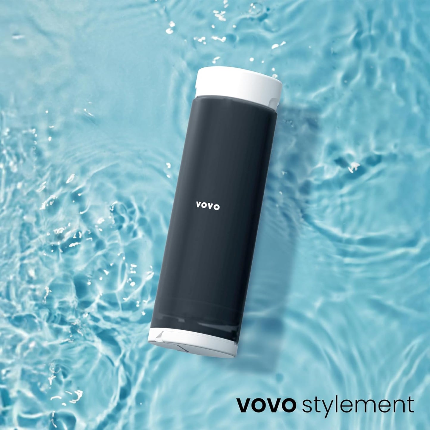 VOVO Go Portable Electric Bidet for Travel - 2 Adjustable Pressure Settings, Compact Handheld Bidet, Ideal for Personal Hygiene & Postpartum Care, Lightweight & Leak-Proof, Made in Korea - Black