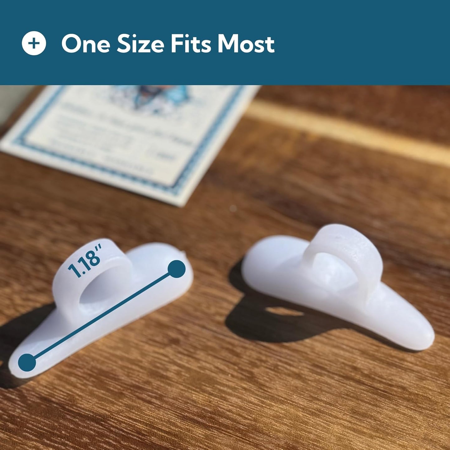 Dr. J's One Step Shop Hammertoe Relief Pads – Podiatrist Recommended Silicone Supports for Alignment and Offloading – 2 Pairs (4-Pack) Soft Gel Cushions for Mallet, Claw, and Bent Toes – Unisex Foot Support