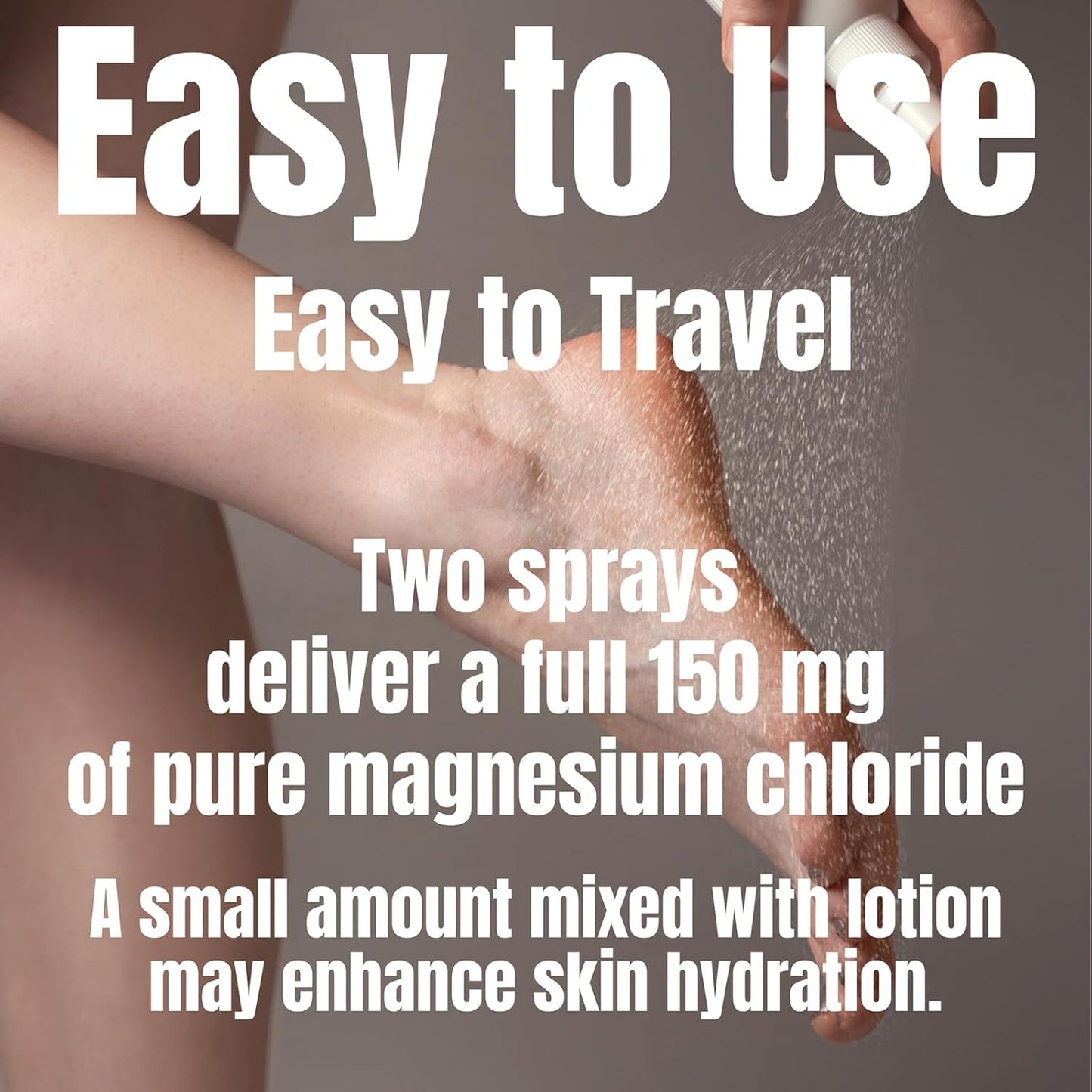 elete Pure Magnesium Oil Spray, Magnesium Oil for Feet, Legs, Muscle Cramps and Soreness, Accelerate Workout Recovery, 3oz