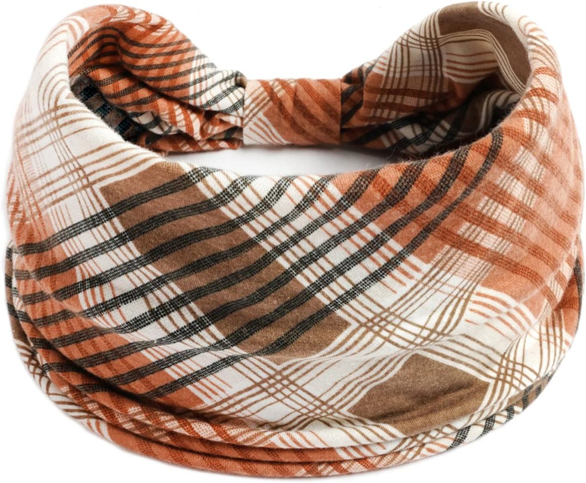 K-Elewon 3 Pack Women Wide Elastic Head Wrap Headband Sports yoga Hair Band