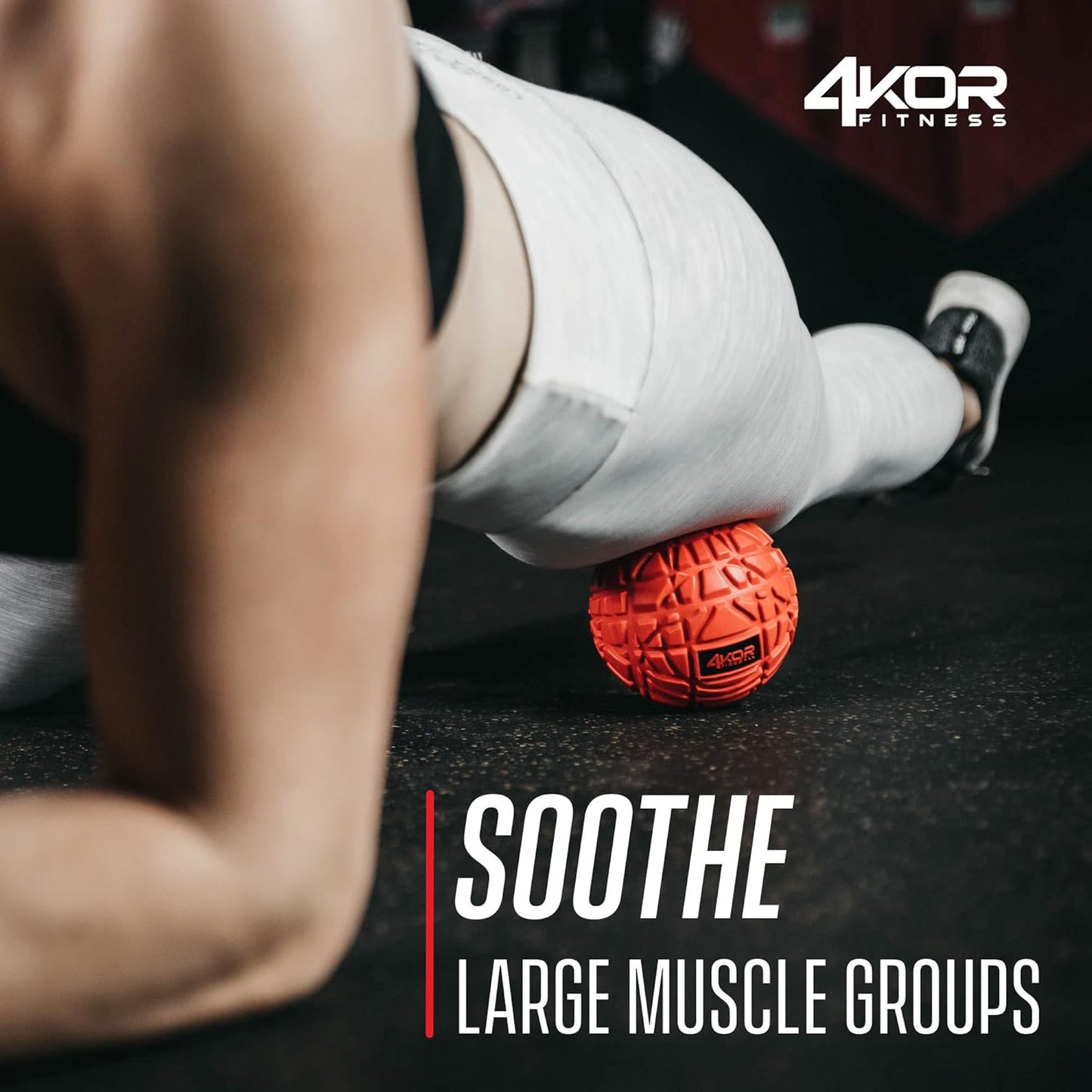 4KOR Massage Balls for Trigger Point Therapy - Myofascial Release Ball - Muscle Relief for Back, Neck, Shoulder, Foot Pain - Fitness Massage Balls for Mobility - Deep Tissue Release Ball