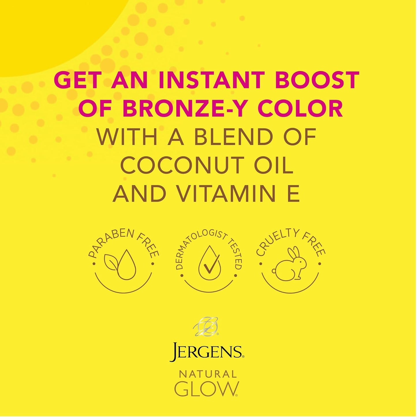 Jergens Natural Glow Instant Sun Self Tanner Mousse Bundle, Deep Bronze, Sunless Tanning, 6 Oz Bottle and Application Mitt