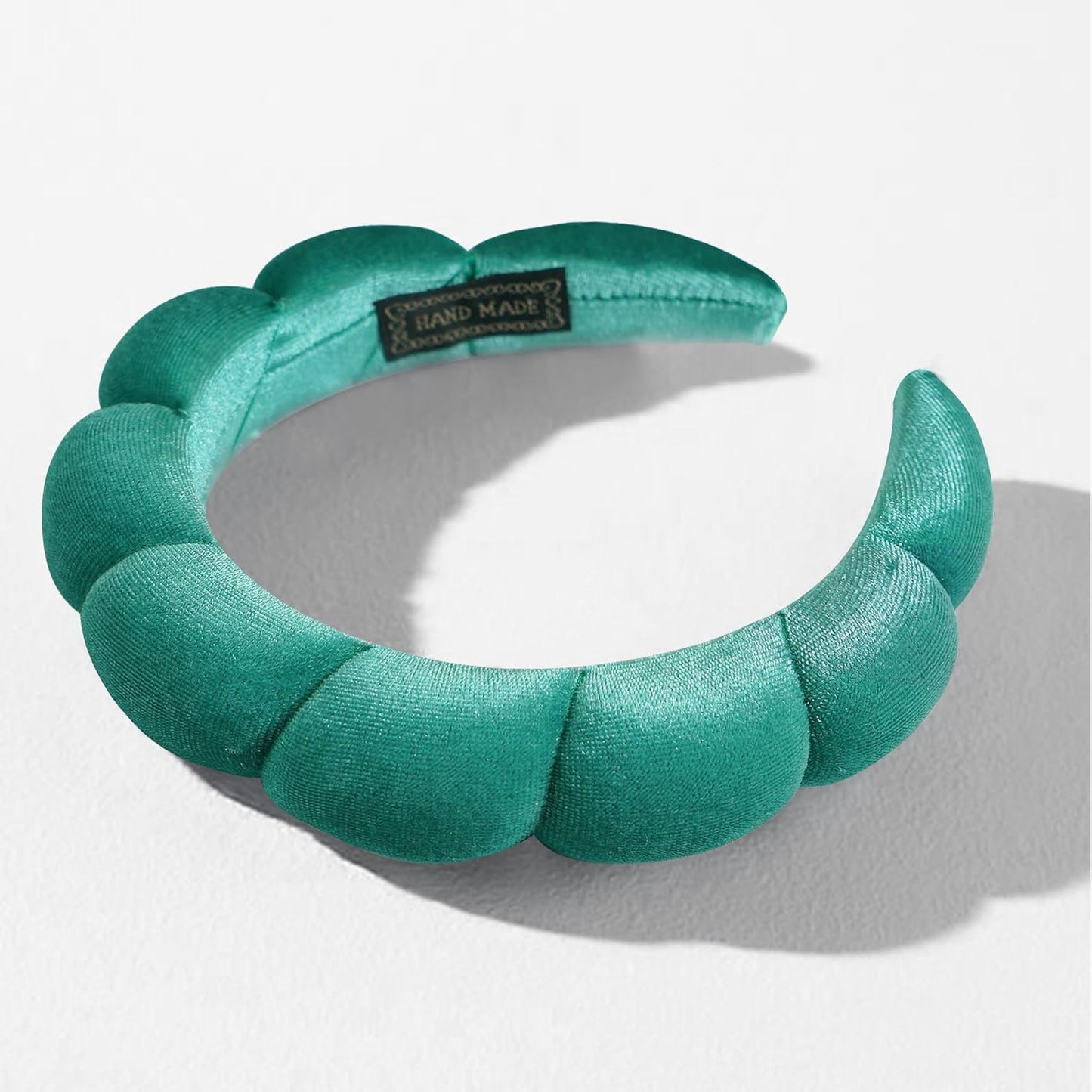 Ayesha Soft Velvet Headband for Women and Girls, Wrap Hairband for Washing Face, Shower, Makeup, Skincare, 1 Count (Pack of 1), Green