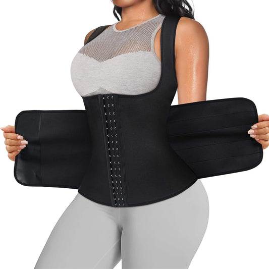 Eleady Best Neoprene Waist Trainer Corset Sweat Vest Weight Loss Body Shaper Workout Tank Tops Women