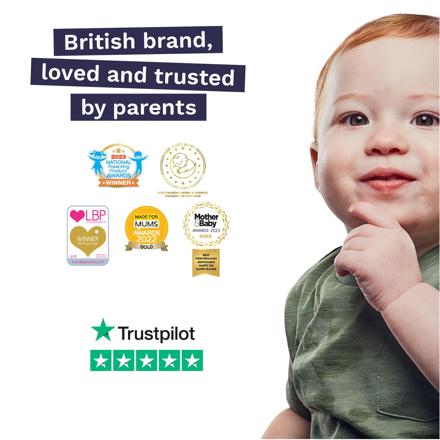 Pura Flushable Toddler Wipes 10 x 60 Wipes (600 Wipes), 100% Plastic Free, 99% Water, Hypoallergenic & Fragrance Free, Totally Chlorine Free, Kids Toilet Wipes, Sensitive Skin