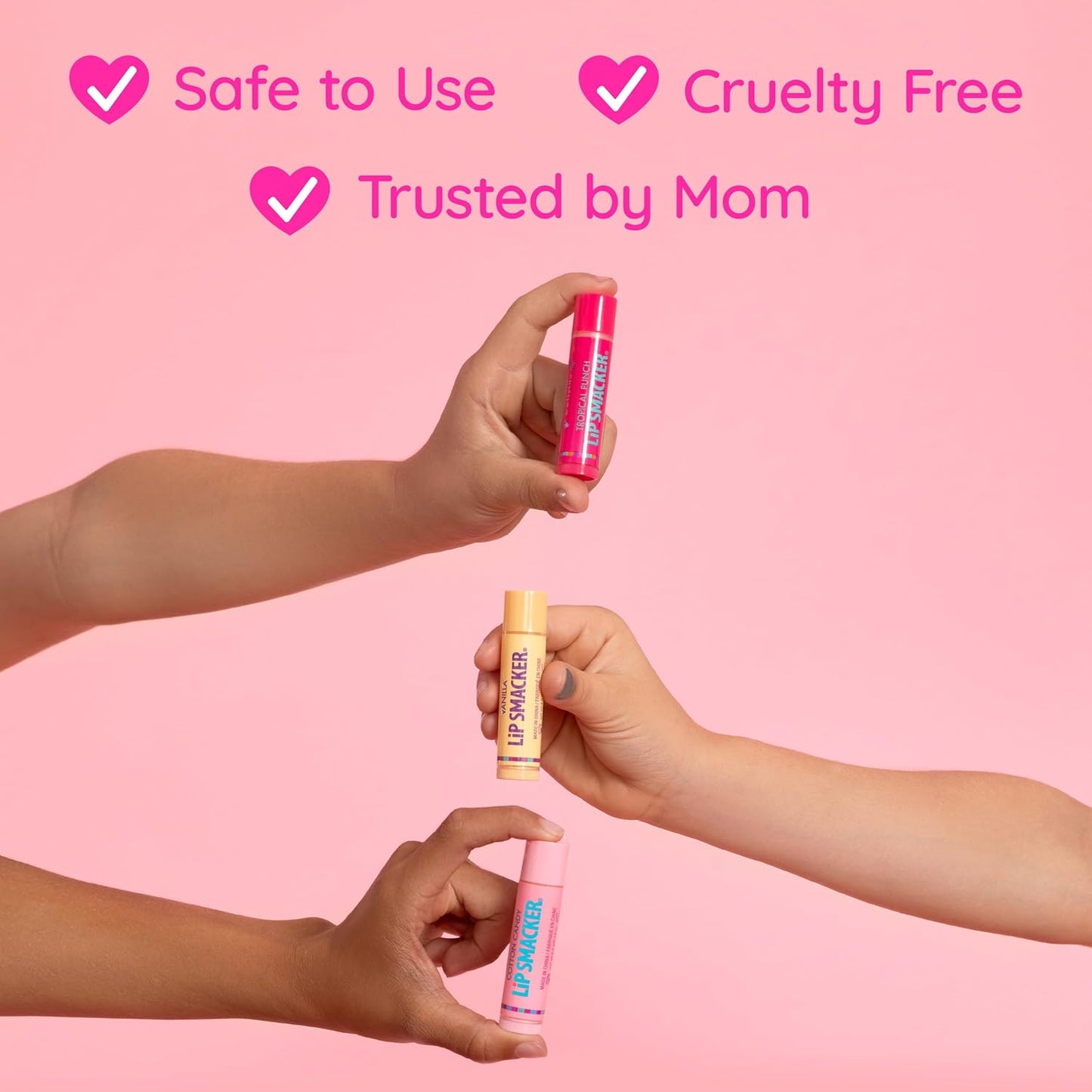 Lip Smacker Squishmallows Moisturizing Lip Balm, Fun Soft Squishy Collectible Top, Hydrates & Smooths – Patty