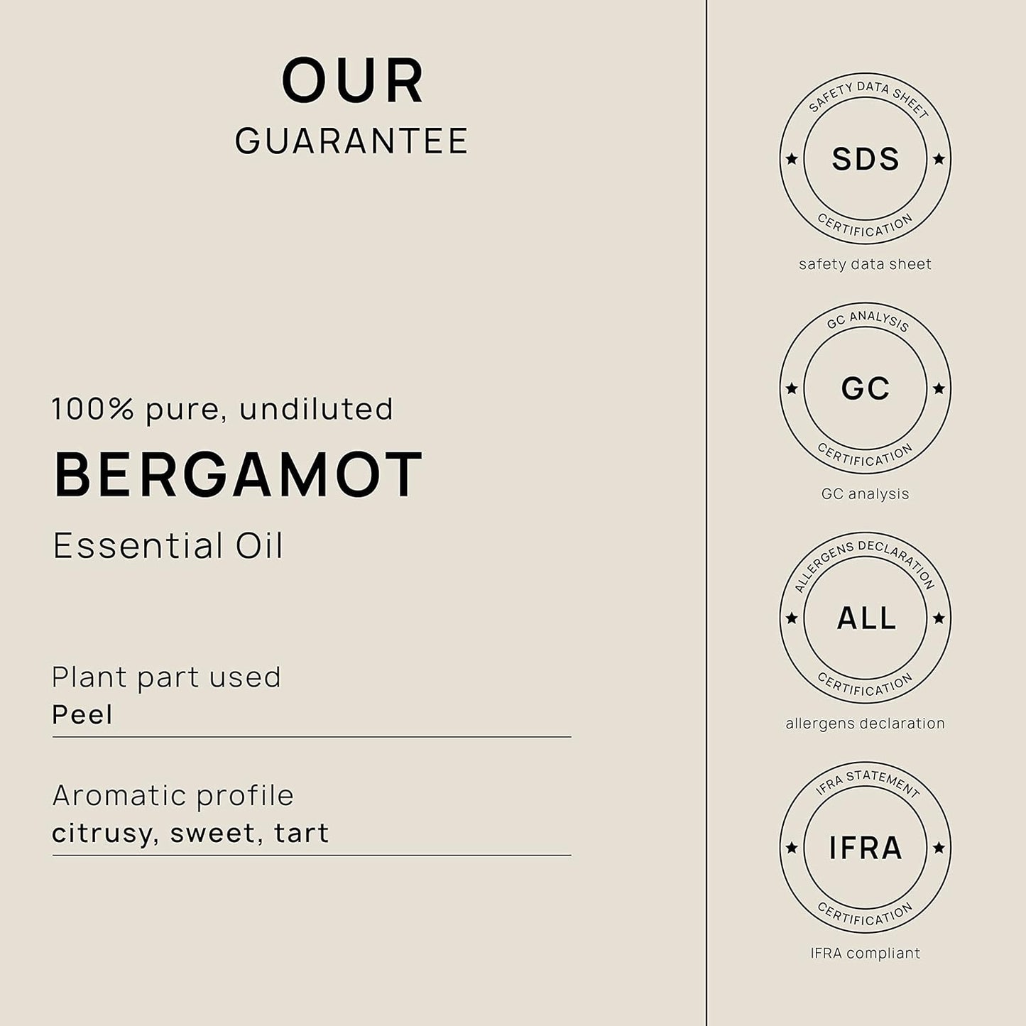 VINEVIDA Bergamot Essential Oil 32 oz - Undiluted, Pure, Vegan, and Sustainable