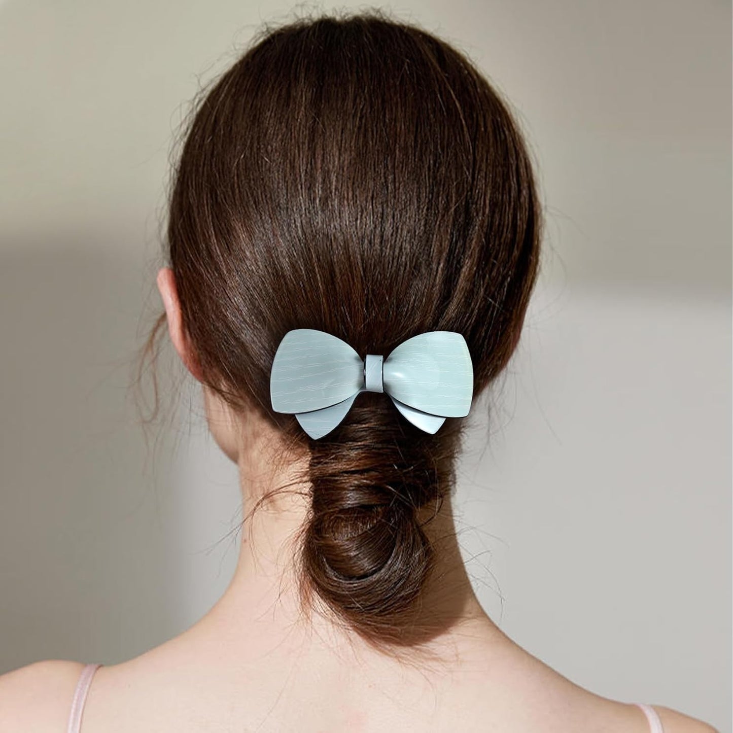 Hair Barrettes For Women - 3Pcs Butterfly Barrettes for Thick Hair French Design with Beautiful Lines Elegant and Stylish - Perfect Hair Accessories for Women (muwen)