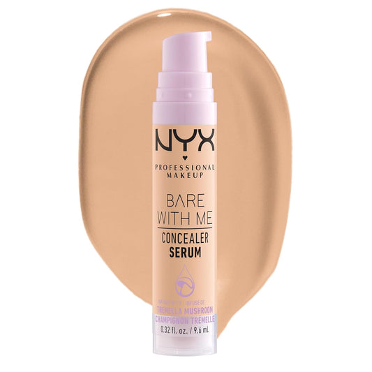 NYX PROFESSIONAL MAKEUP Bare With Me Concealer Serum, Concealer Makeup For Up To 24Hr Hydration - Beige