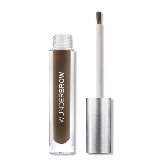 WUNDERBROW Eyebrow Gel, Waterproof, Smudgeproof, Lasts for Days, Shade: Deep Black/Brown, Vegan and Cruelty-Free