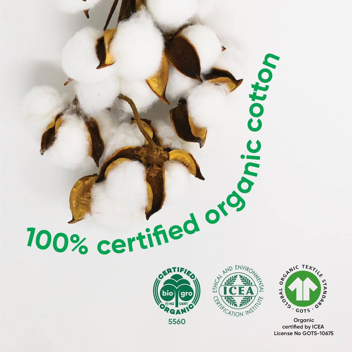 Oi | Organic Initiative - 100% Certified Organic Cotton Non-Applicator Tampons | Ultra-Absorbent, Unscented, Natural, Non-Toxic, Applicator Free | Super Plus | 56 Tampons