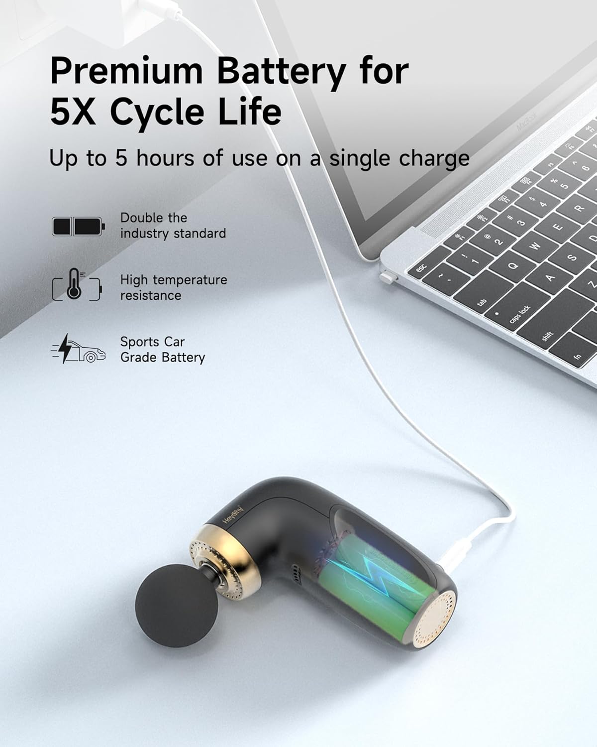 A1 Super Mini Massage Gun, Percussion Deep Tissues Muscle Massager, Travel Massage Gun, Compact Sports Massager, Portable Handheld Massager for Office Gifts for Him/Her, Home, Athletes(Black)