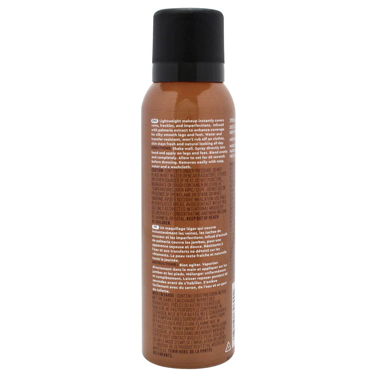 Sally Hansen Airbrush Legs®, Leg Spray-On Makeup, Tan Glow, Easy Application, Flawless Looking Legs, Water Resistant, Transfer Proof