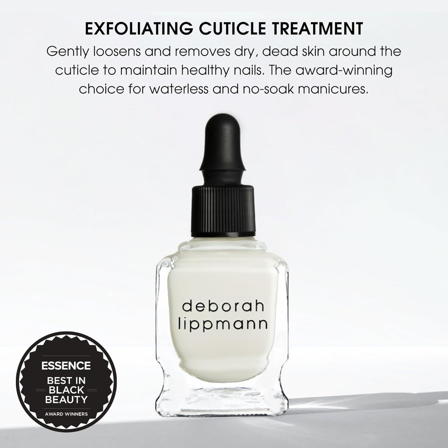 Deborah Lippmann Cuticle Remover Cuticle Softener for Nail Care No Soaking, No Peeling, No Nipping 0.5 Fl Oz
