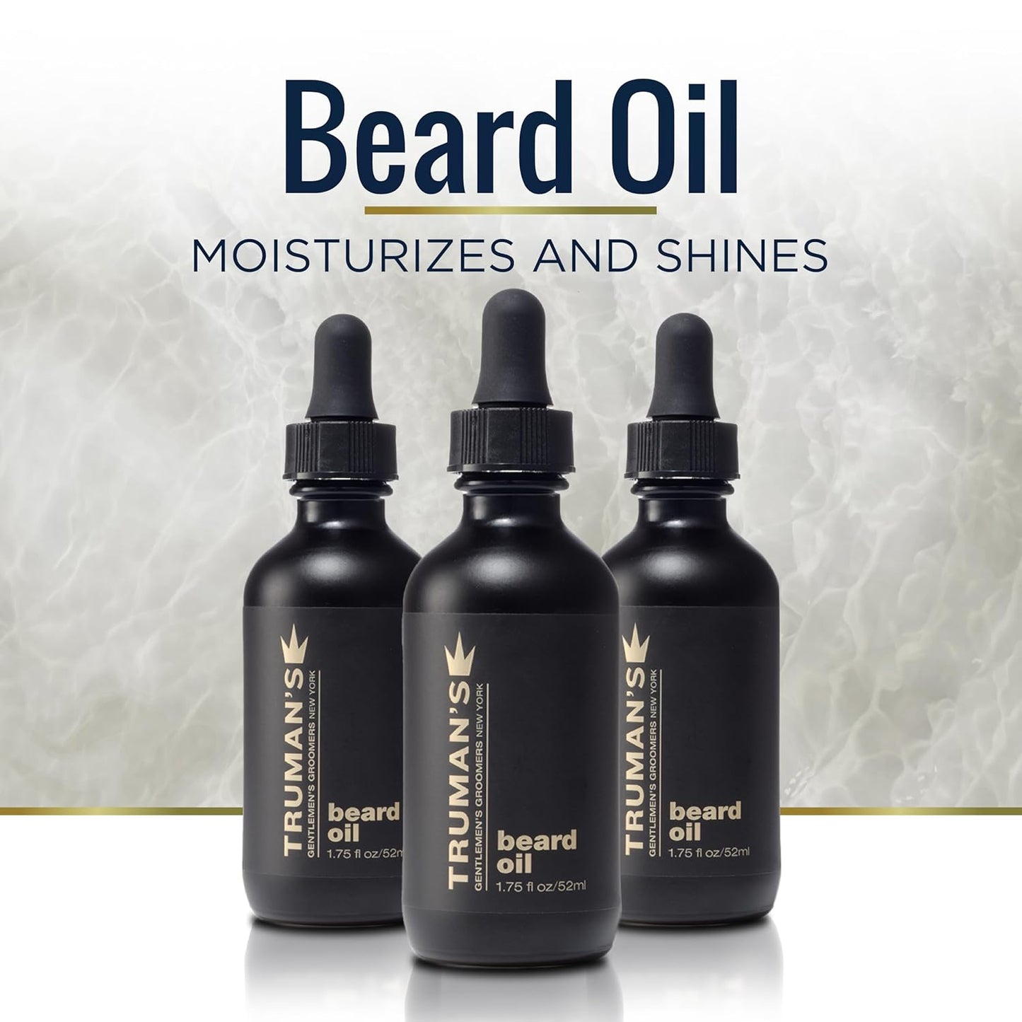 Truman's Gentlemen's Groomers Beard Oil with Avocado and Peppermint Oils - 1.75 oz