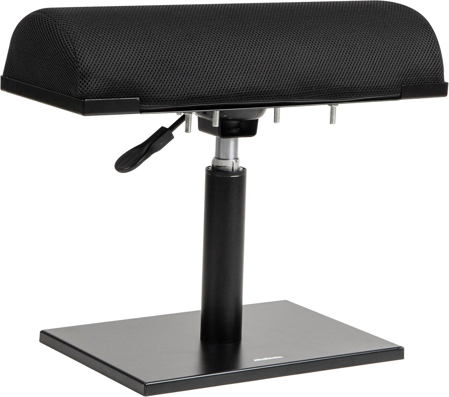 Mind Reader Foot Rest, Under Desk, Ergonomic, Hydraulic Height Adjustable, Ottoman, Office, Foam, 16.75" L x 7.5" W x 3.75" H, Black