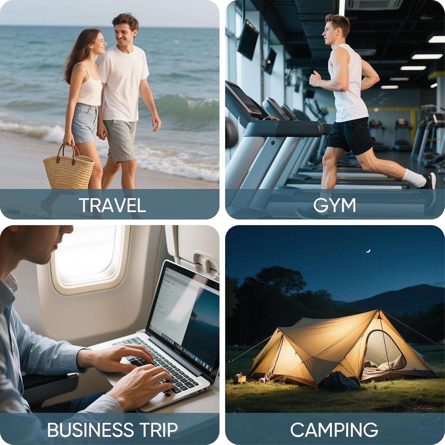 3 PACK Travel Shampoo Bottle, Empty Plastic Squeeze Bottles 6.8oz with Flip Cap, Lotion Container for Toiletries Travel Size Shampoo and Conditioner