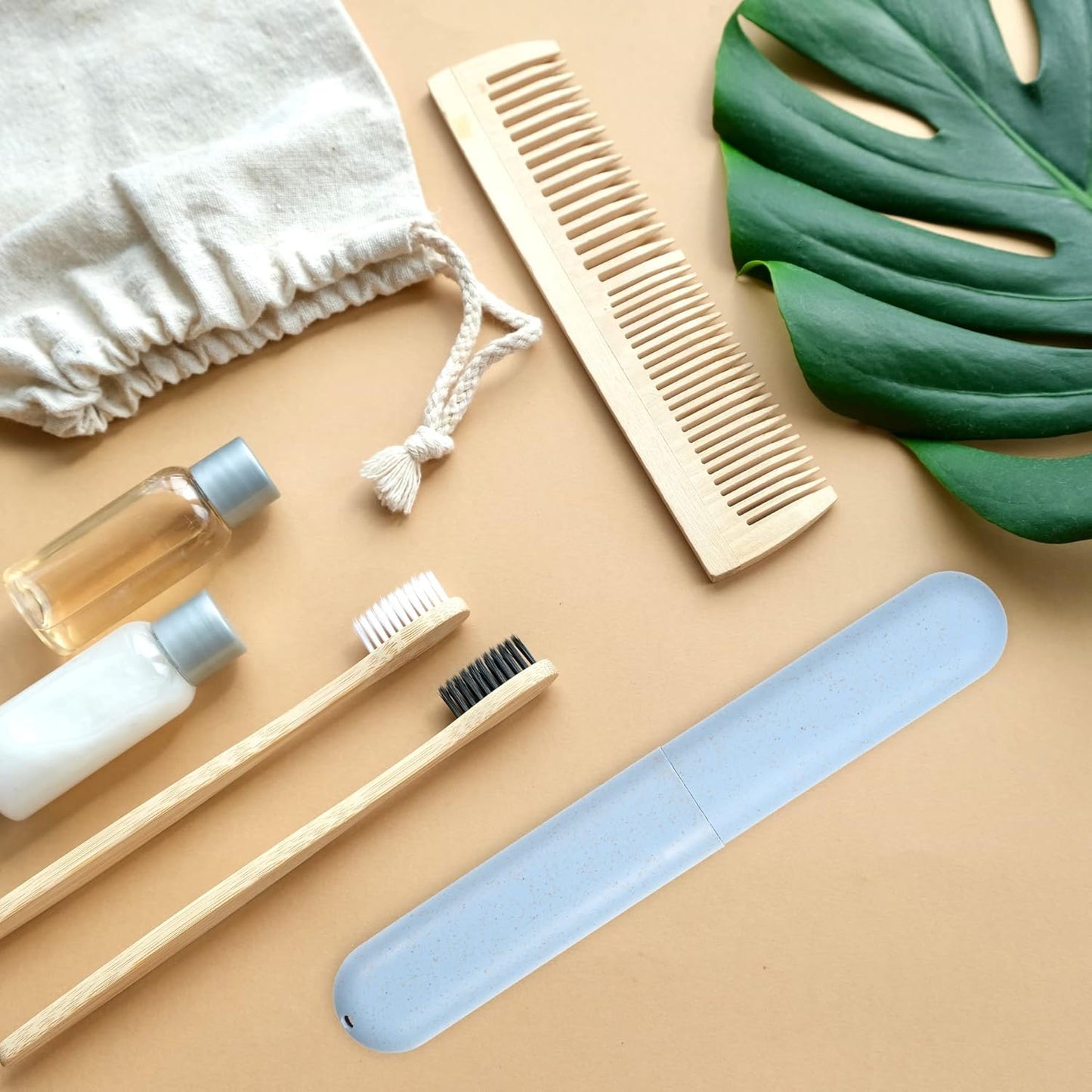 VOCOSTE 1pcs, Traveling Toothbrush Holders Case, PP Toothbrush Case for Travel Business, Blue, 8.07''x1.22''x0.83''