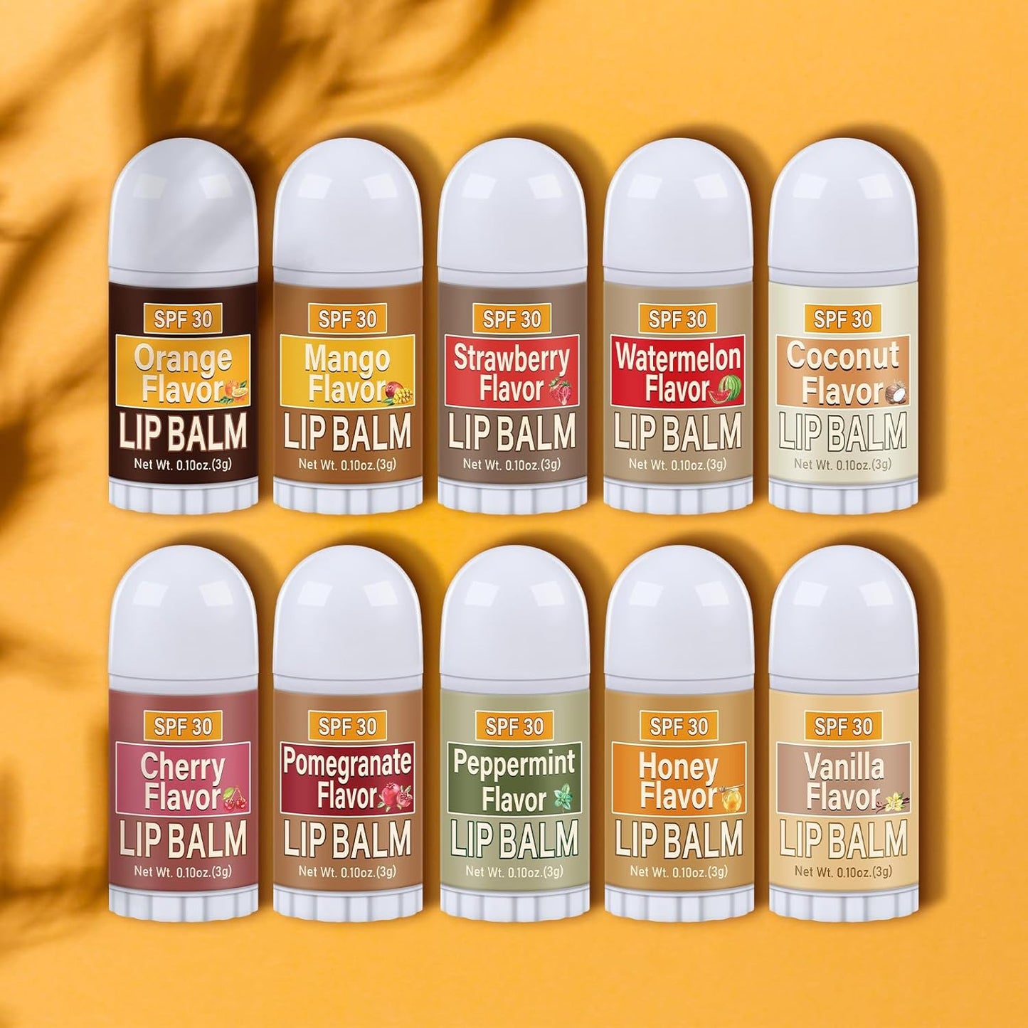 100 Pcs Mini Sunscreen Lip Balms Bulk Spf 30 Fall Favor Gifts Lip Balms Sticks with Sunscreen Employee Appreciation Gifts Teacher Nurse Wedding Baby Shower Christmas Party Favor for Women Men