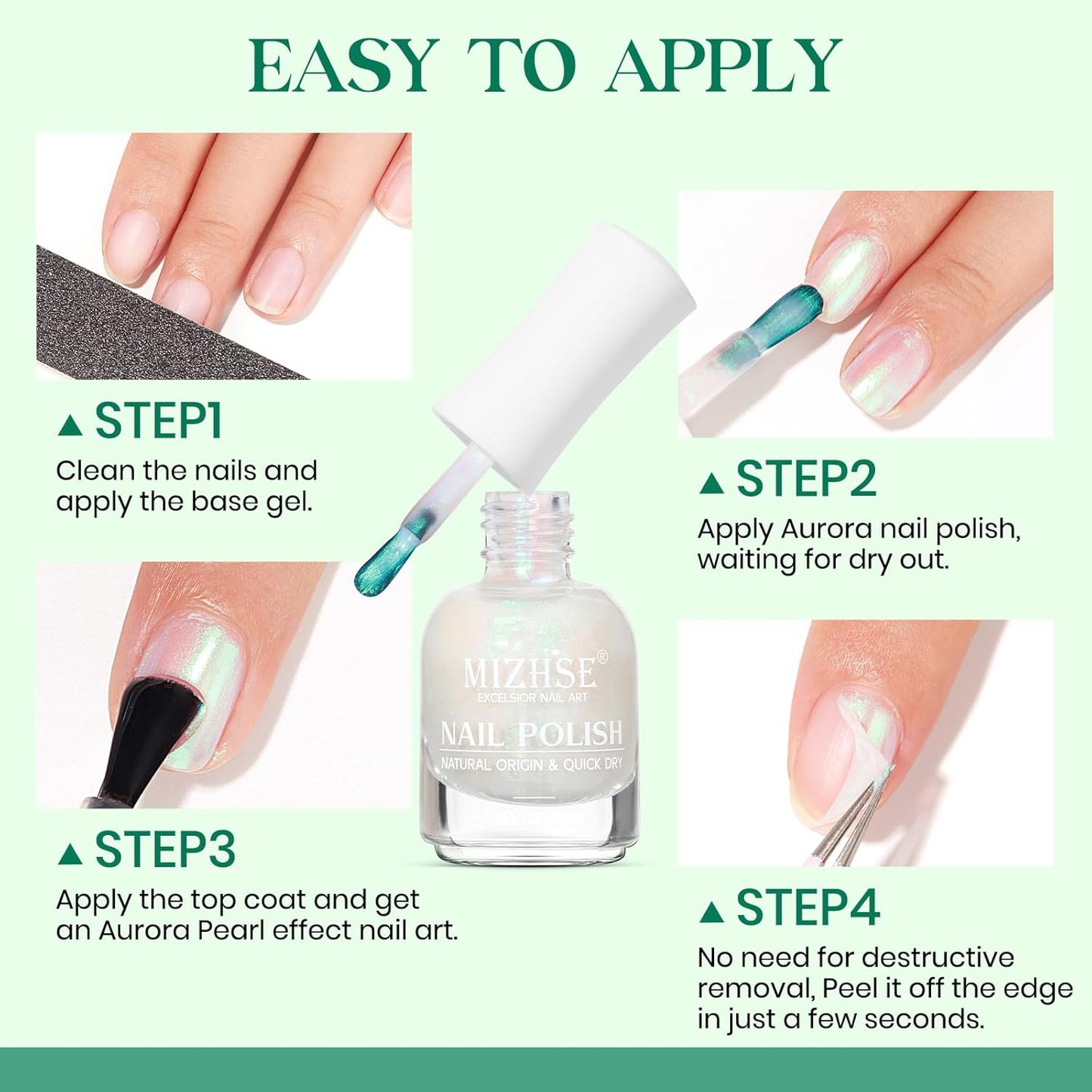 MIZHSE Cat Eye Gel Nail Polish