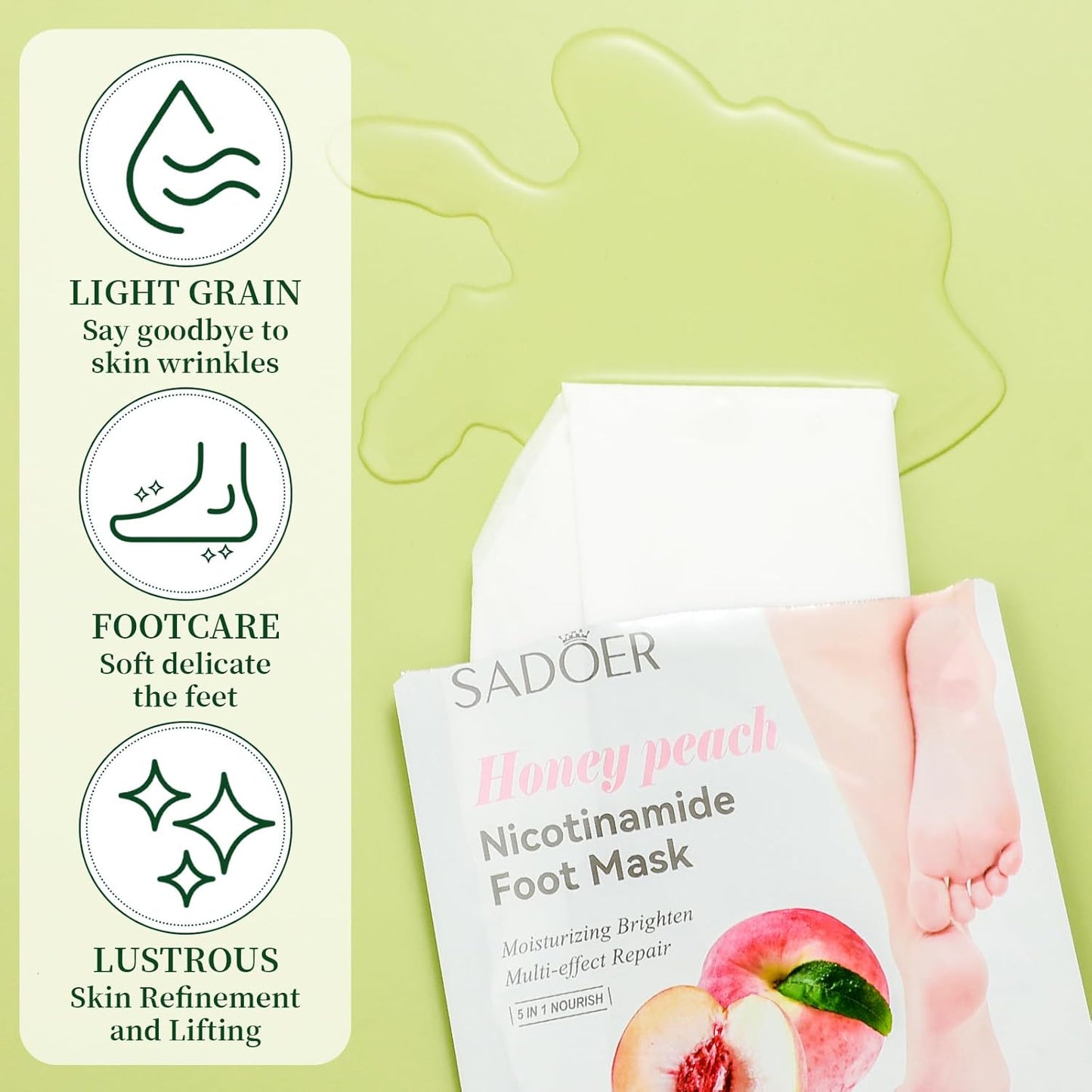 24 Pcs Fruits Beauty Foot Mask Bulk Hydrating Foot Moisturizing Socks Shea Butter Aloe Treatment Mask for Spa Kit Sleeping Skincare Gift Beauty Kits for Women