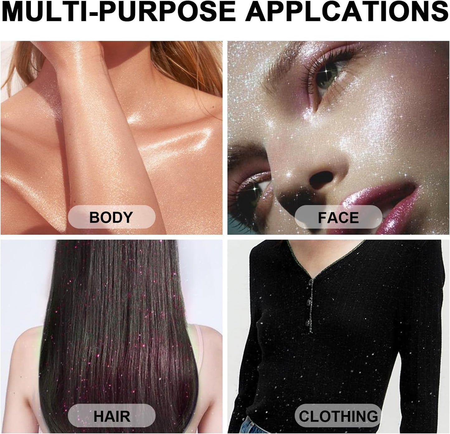 Hair and Body Glitter Spray, 1PC Glitter Hairspray Dry Powder Makeup for Clothes, Festival Rave Prom Loose Sparkle Powder,Holographic Ultra Fine Resin Glitters for Crafts (Red)