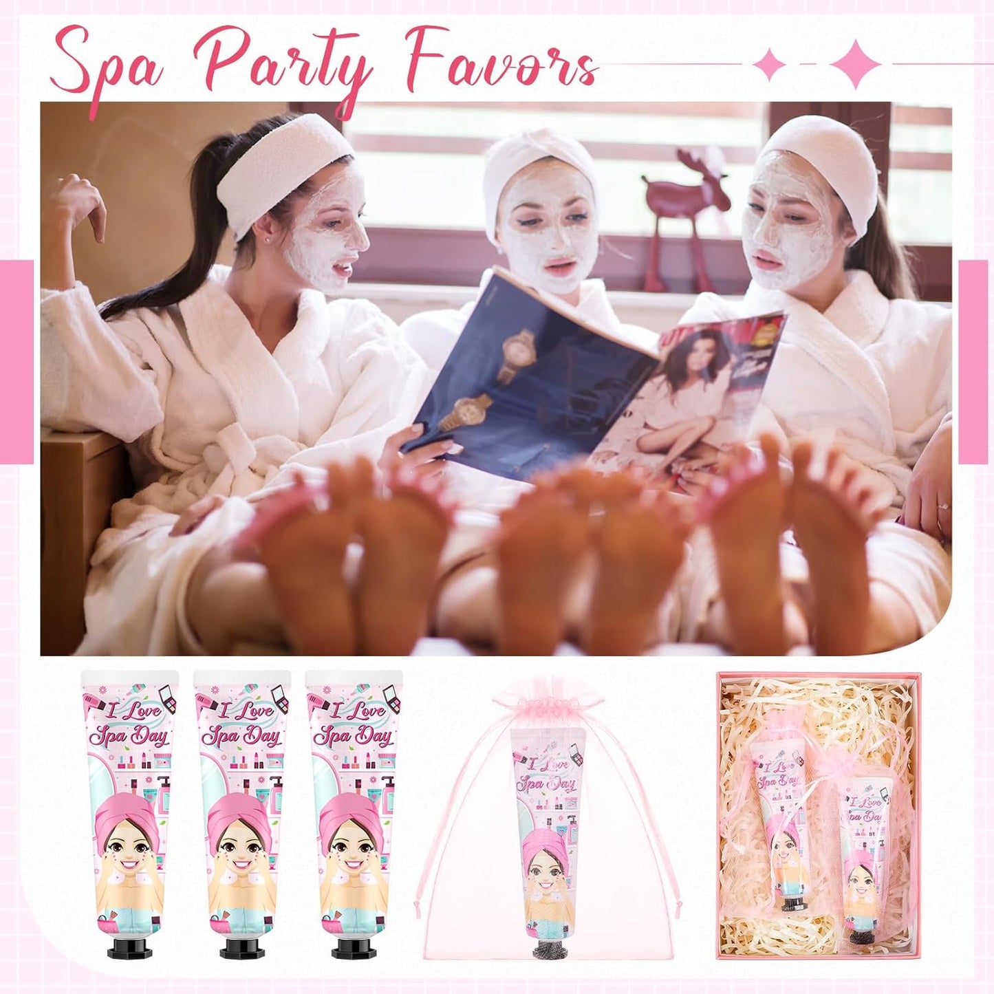 48 Sets Spa Hand Cream Gifts Bulk Baby Shower Hand Cream Travel Size Lotion Bulk Fall Thanksgiving Party Supplies Favors Birthday Wedding for Guest