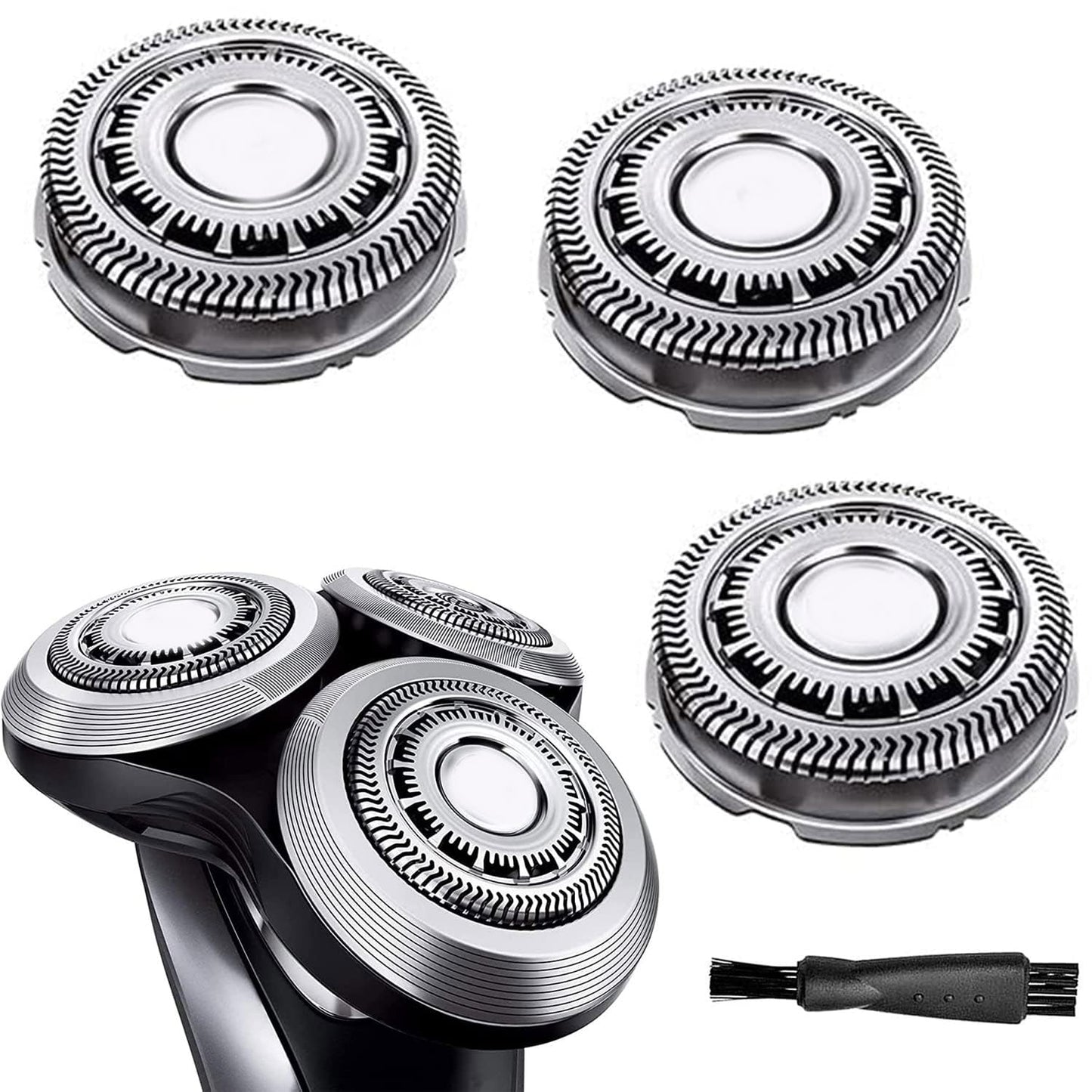 SH90 Replacement Heads Compatible with Philips Series 9000 8000, SH90 Upgraded Replacement Blades Shaving Razor Heads Fit for S9000 S8000 Razor SW97xx, S8950/50 S8950/91 S9311/27