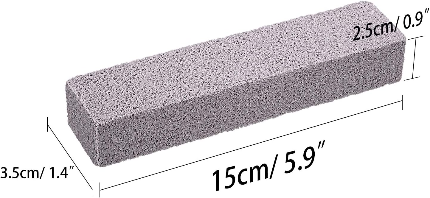 Chinco 24 Packs Pumice Stick for Cheaning, Pumice Scouring Stone Pad Removing Stain Grime Without Leaving Scratches for Kitchen Oven Stove Home Bathroom Toilet Pool House Cleaning Supplies
