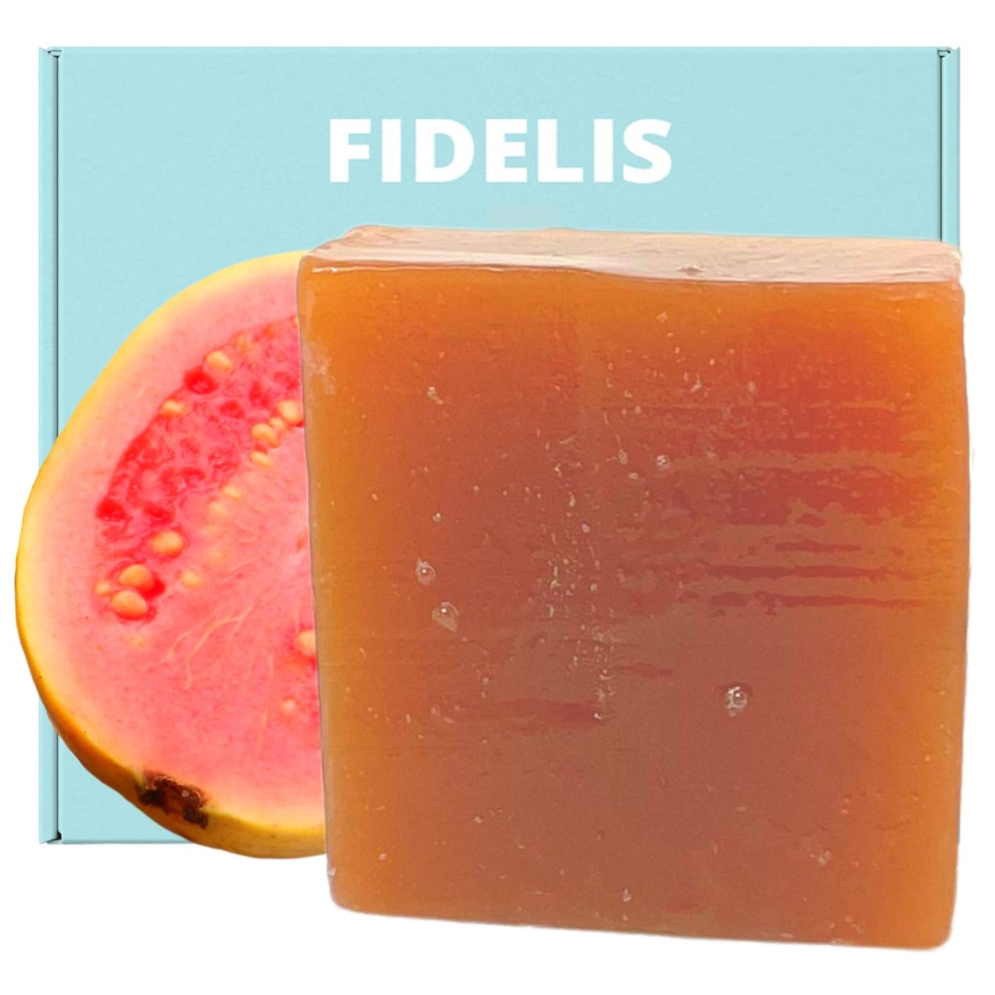 Fidelis Yoni Soap Bar (2 Pack 3.5 Oz) pH Balanced V Clean Natural Feminine Wash (Guava)