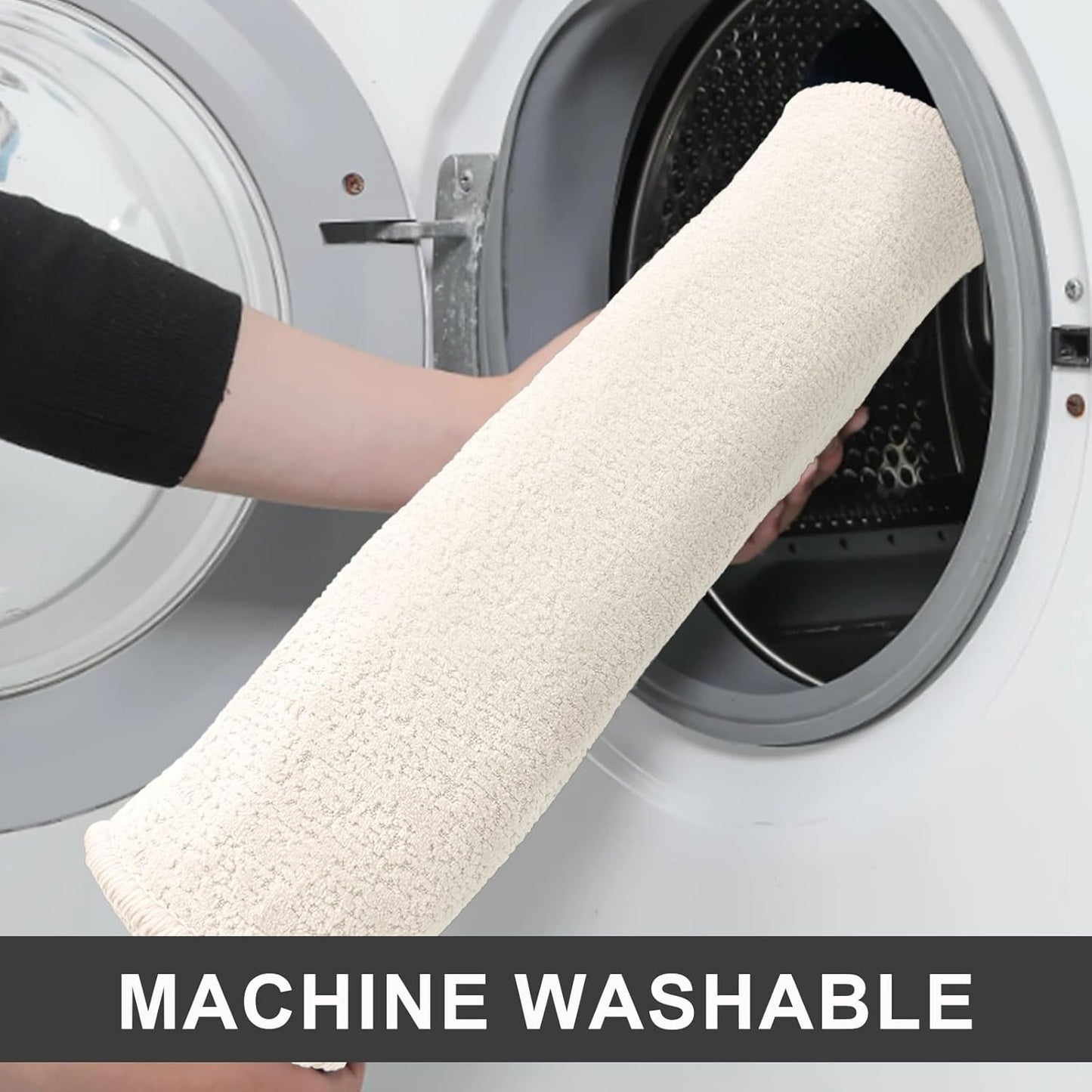 Bath Mat-Non-Slip Bathroom Floor Mats-Absorbent Quick Dry Low Pile Bathroom Rugs Fit Under Door-Bath Rug for Sink,Bathtub,Shower Room,20"×32",White