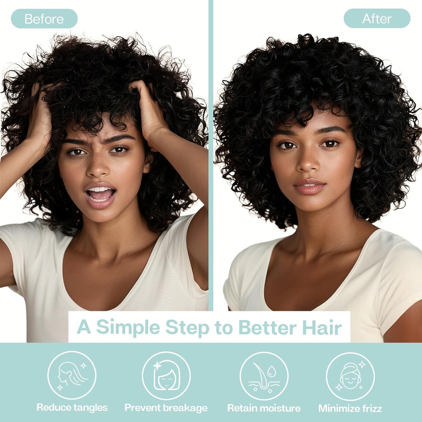 MR&HM Satin Body Pillow Cover, Soft and Breathable Body Pillow Case with Envelope Closure, Cooling and Silky Long Pillowcase for Hair and Skin,Grey (20x54, Turquoise)