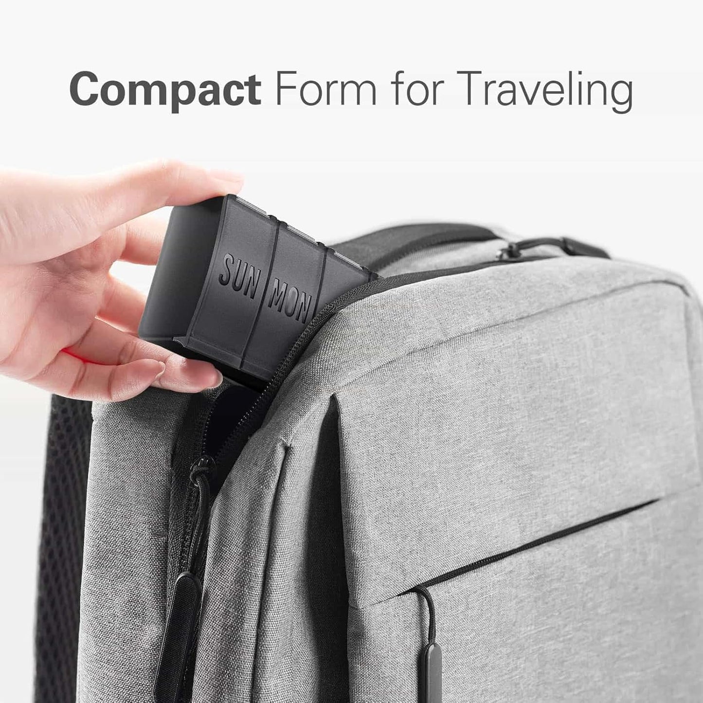 Barhon Pill Organizer Large, Weekly Medicine Pill Organizers, 7 Day Pills Box Case Travel for Big Vitamin Supplements Fish Oil, Black